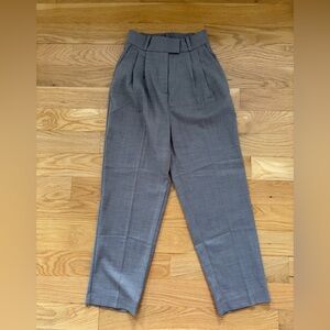 H&M Charcoal Women's Pleated Trousers